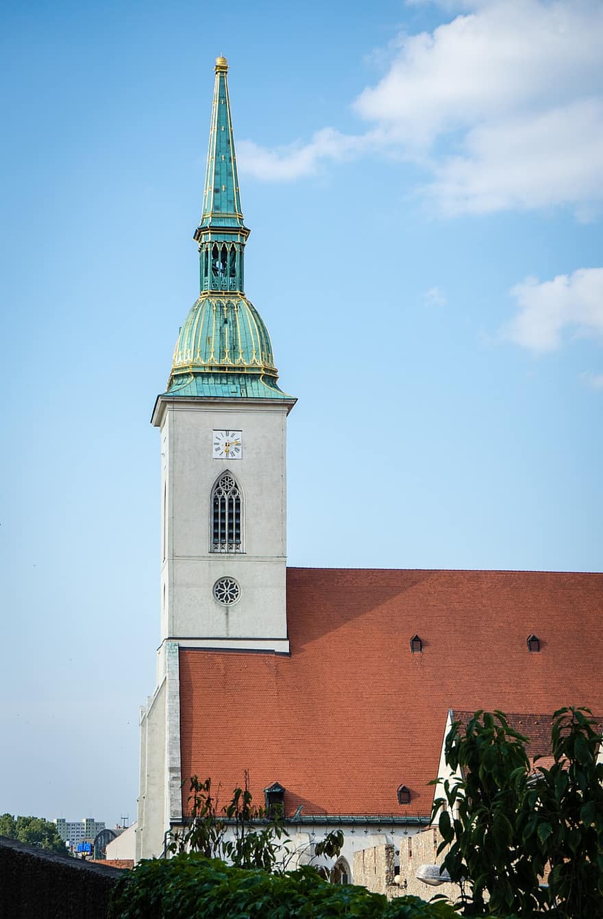 St. Martins katedral, kirke, katedral, kapell, arkitektur, bratislava, slovakia, presseslott, Slovenska, kronekirken, Europa