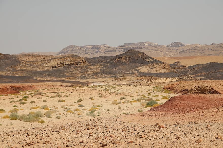 Desierto, montañas, naturaleza, paisaje, acantilados, árido, seco