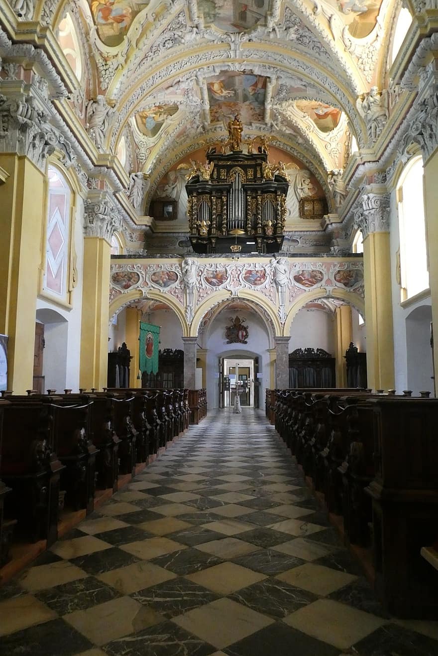 Igreja, viagem, turismo, arquitetura, católico, religião, Navy Wallfahrt, cristandade, Frauenberg An Der Enns, Áustria, Bezirk Groin