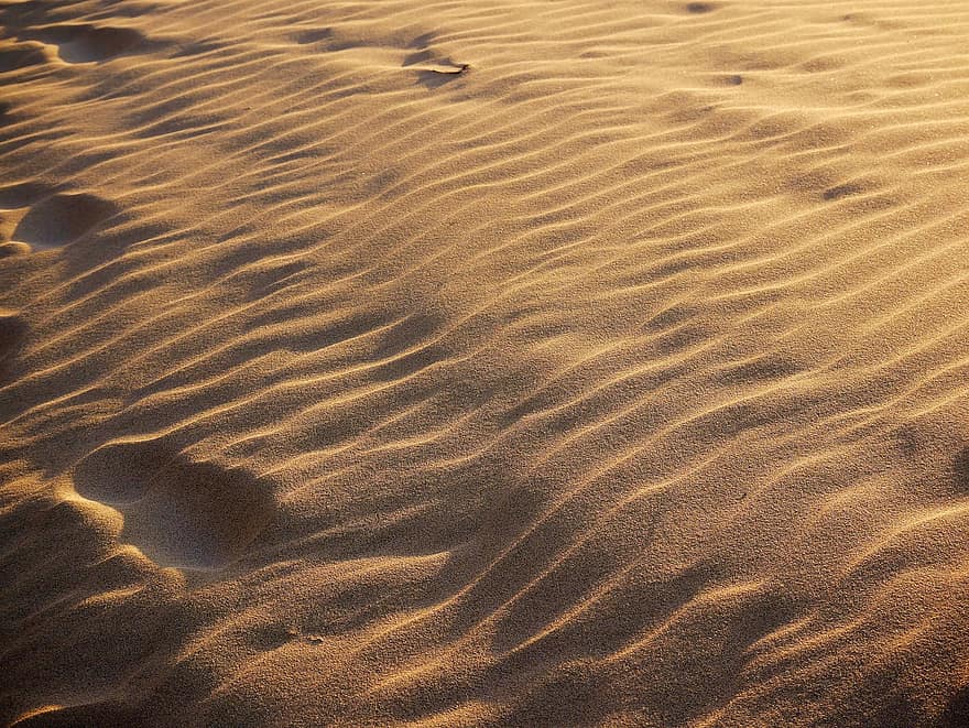 Wüste, Natur, Sand, Dünen, Hintergründe, Sanddüne, Muster, Sommer-, Welle, gewellt, Nahansicht