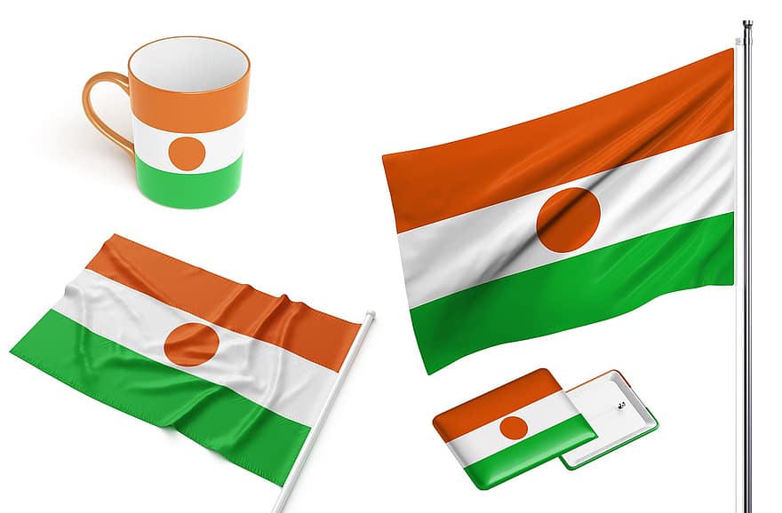 Country, Flag, Niger, National, Symbol