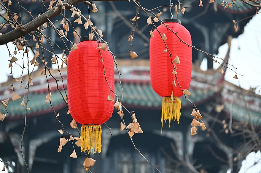 lantaarn, festival, decoratie, traditioneel, culturen, viering, opknoping, traditioneel festival, Chinese cultuur, religie, inheemse cultuur