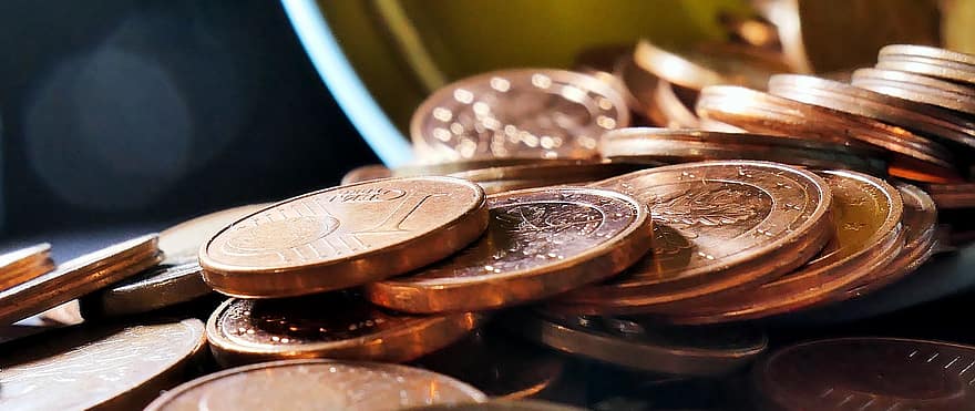 cent, érmék, euró, elveszti az aprót, valuta, készpénz, pénzügy, fizetés, euró cent, megtakarítás, réz