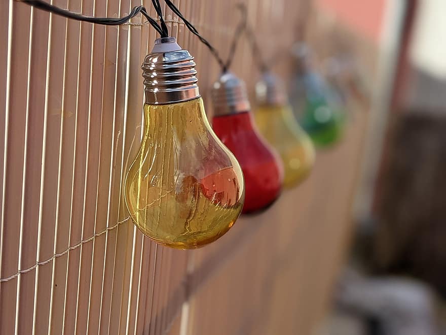 Grill, Barbecue, Birthday, Light Bulb, Pear, Fence