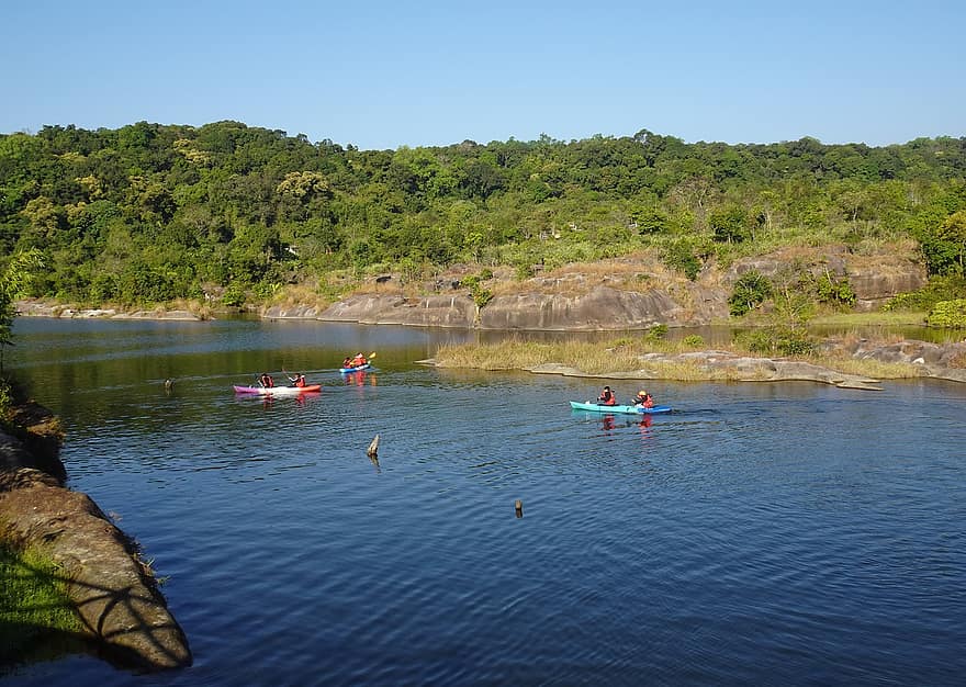 Umkhakoi, Lac, réservoir, tourisme, faire du kayak, pêche, pêche à la ligne, Mawlyngbna, Meghalaya