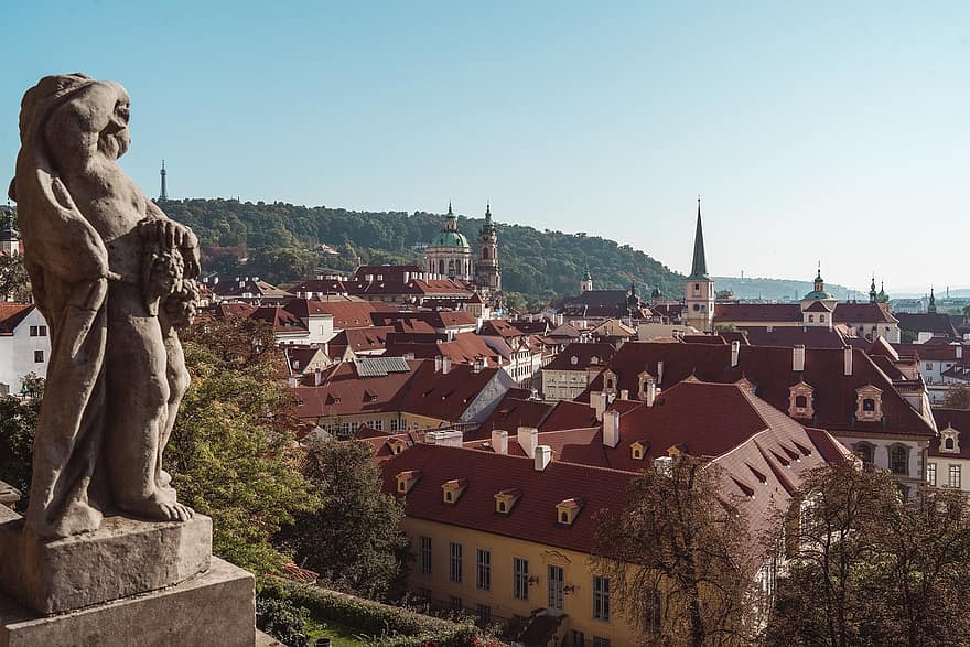 пътуване, град, Прага, сгради