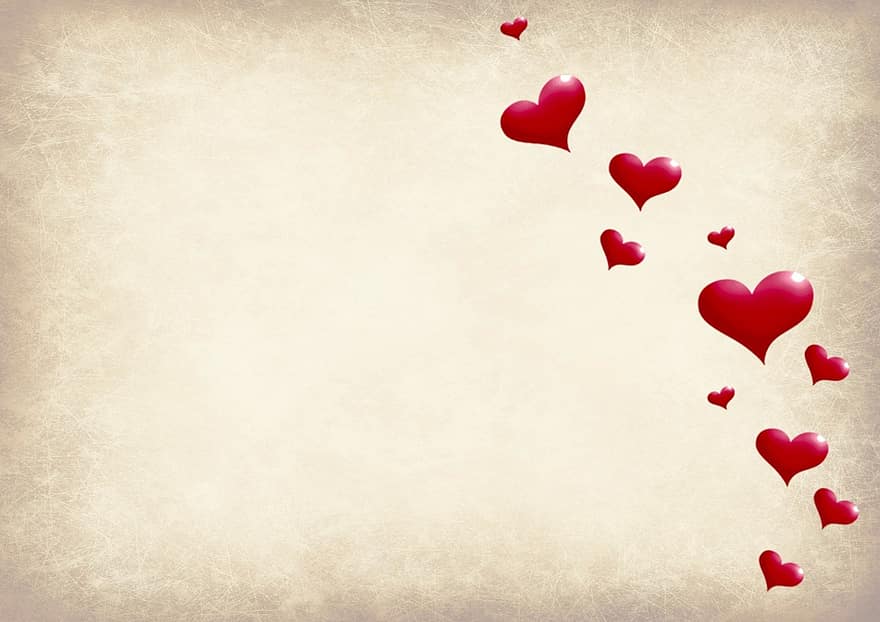 عيد الحب ، حب ، خلفية الحب ، قلوب ، عزيزي ، مشاعر ، زوجين