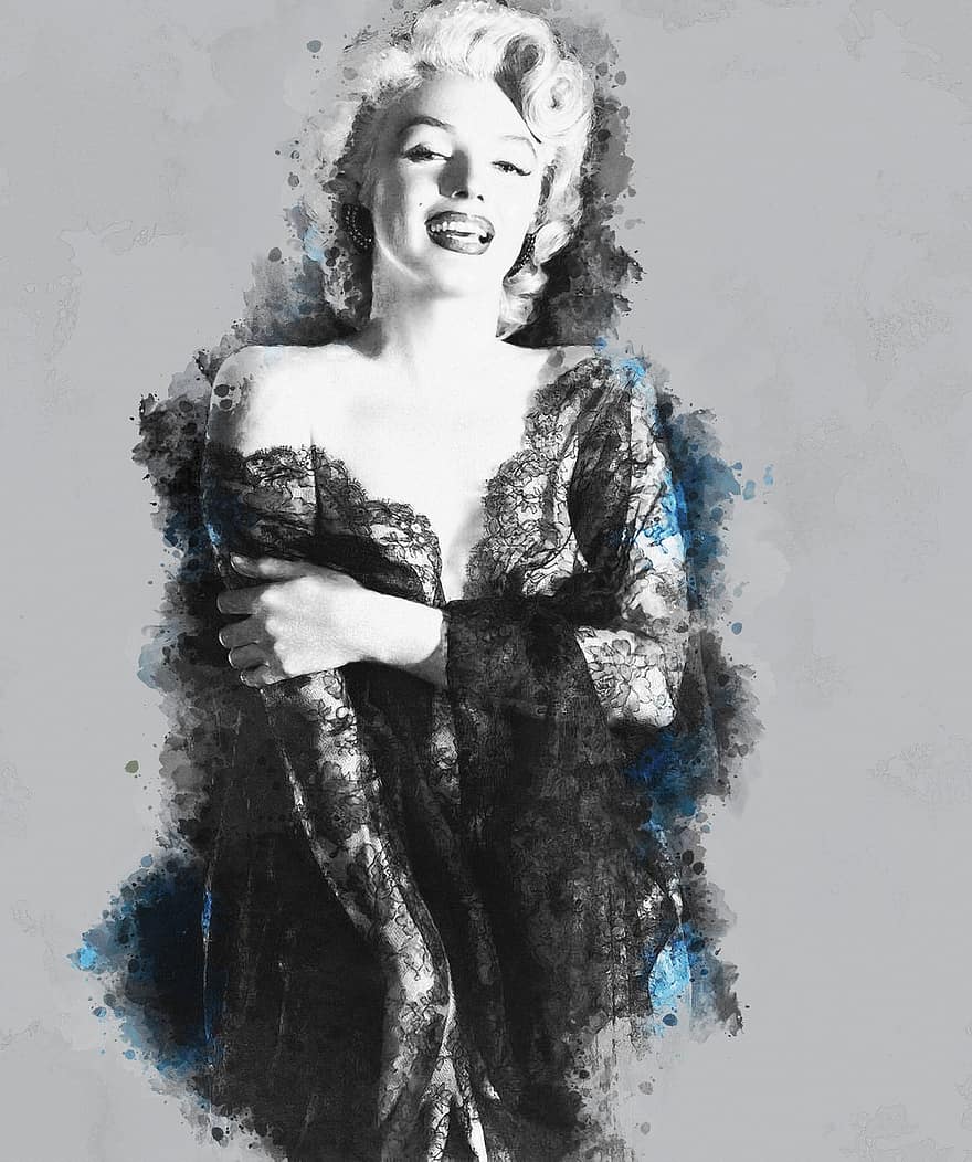 Marilyn Monroe, actrice, Amerika, Verenigde Staten van Amerika, schoonheid, vrouw, beroemdheid, model-, 1950
