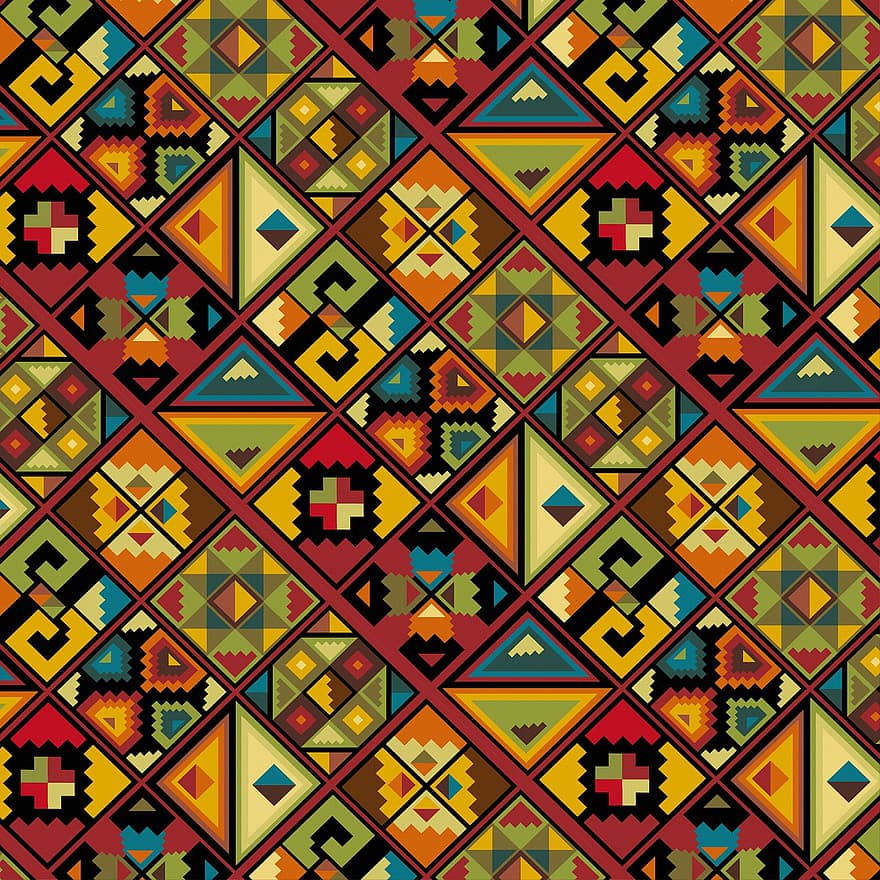 afrikansk, digitalt papir, marokkanske mønster, fliser, etnisk, marokkanske, dekoration, kultur, design, arabesk, sydvestlige