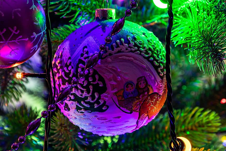 vánoční strom, ornament, Dovolená, sezóna, dekorace, Vánoce