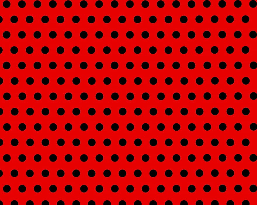 Background, Red, White Polka Dots, Colors, Color