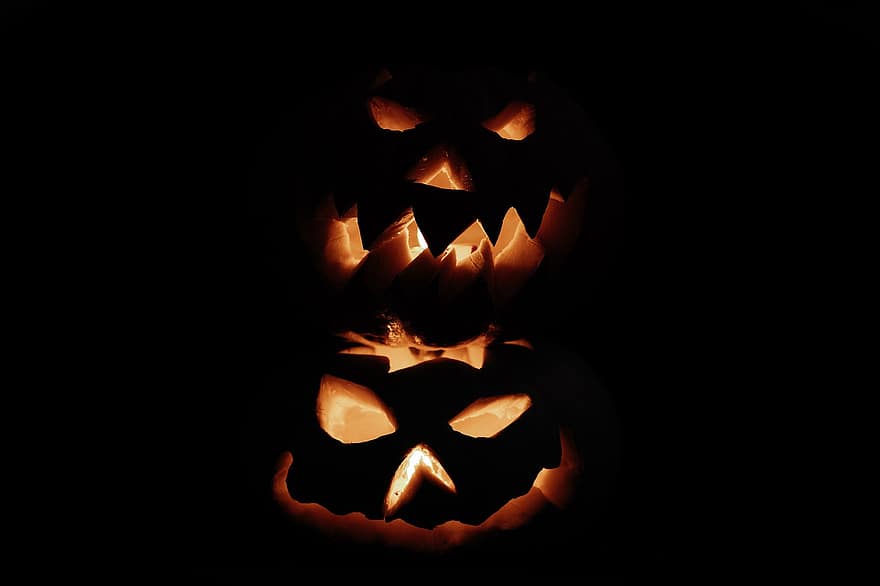 Halloween, dovleac, toamnă, înfiorător, Înfricoșător, groază, felinar, octombrie, noapte, întuneric, celebrare
