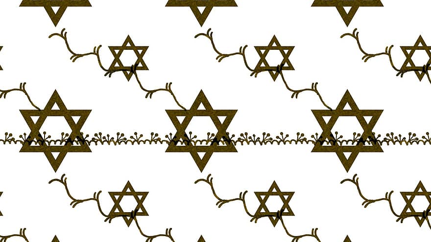 デビッドの星、パターン、壁紙、飾り物、Magen David、ユダヤ人、ユダヤ教、ユダヤ人のシンボル、ユダヤ教の概念、宗教、バックグラウンド