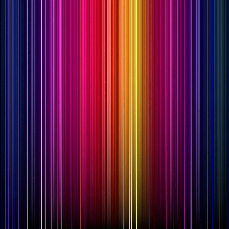 Rainbow Digital Paper, Light Leak Paper, Rainbow, Colorful, Background, Blue, Green, Yellow, Spectrum, Bright, Red