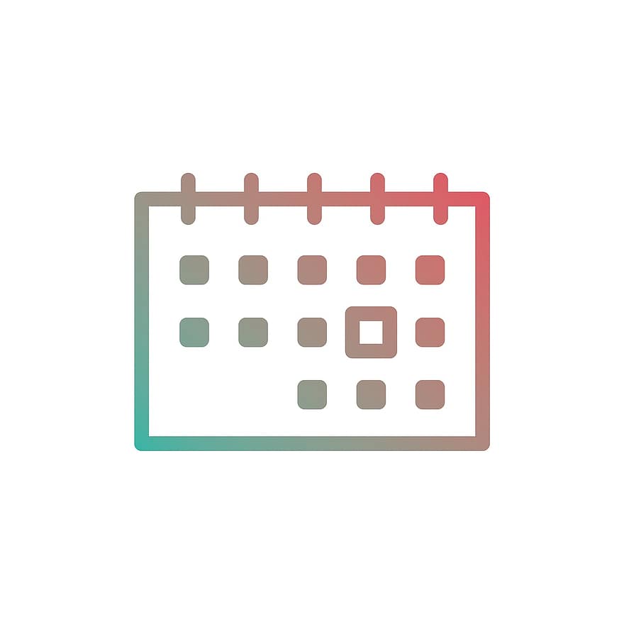 kalender, ikon, dag, dato, begivenhed, påmindelse, plan, tidsplan, design, organisator, side