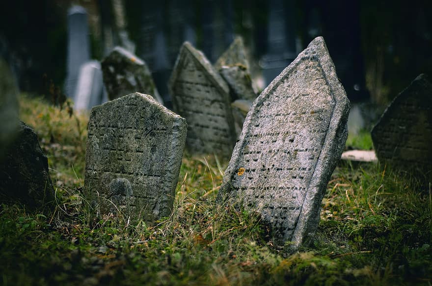 묘비, 묘, 묘지, 무덤, 유태인 공동 묘지, 죽음