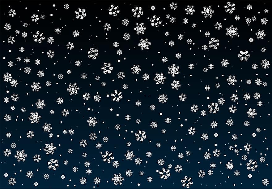 Snowflakes, Snow, Snowfall, Winter, Cold, Christmas, Ice, Frost, Snowy, Wintry, Frozen