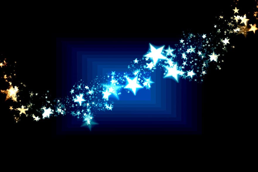 stjerne, himmel, natt, bakgrunn, stjernehimmelen, jul
