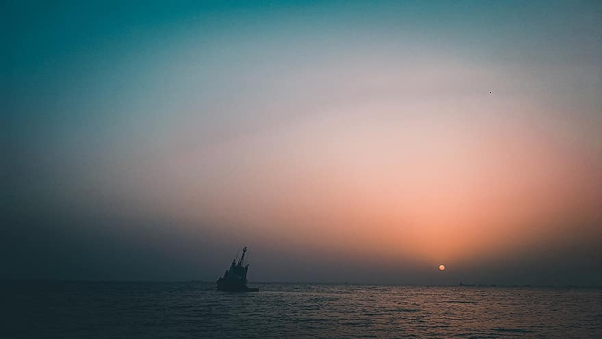 plaża Jumeirah, Natura, życie, plaża, Pozytywne Wibracje, Dubai, Dubailife, Strzały blokujące, zachód słońca, cieszyć się, statek