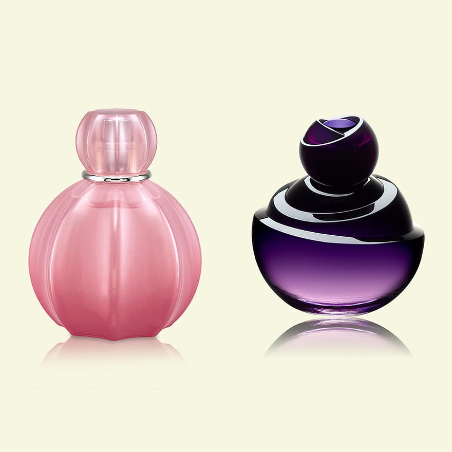Bottles, Fragrance, Fragrant, Glass, Cosmetics, Rosa, Aroma, Aromatic