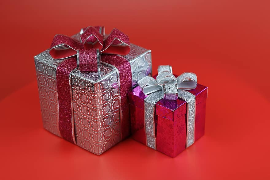 pakket, geschenkdoos, festival, gift, lint, plein, doos, versieren, verrassing, geschenkdozen, papier