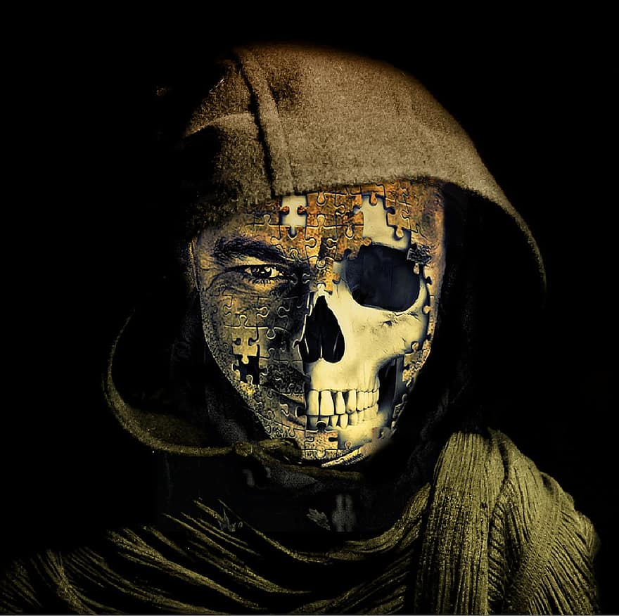 Halloween, Skeleton, Horror, Skull, Death