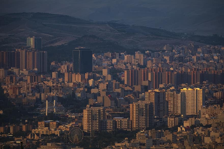 місто, Іран, міський дизайн, ландшафтна архітектура, будівель, урбанізм, тебріз, східно-азербайджанська провінція, Азія