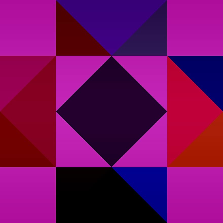 平方、矩形、三角形、長方形の、抽象、カラフル、パターン、バックグラウンド、形、設計、色