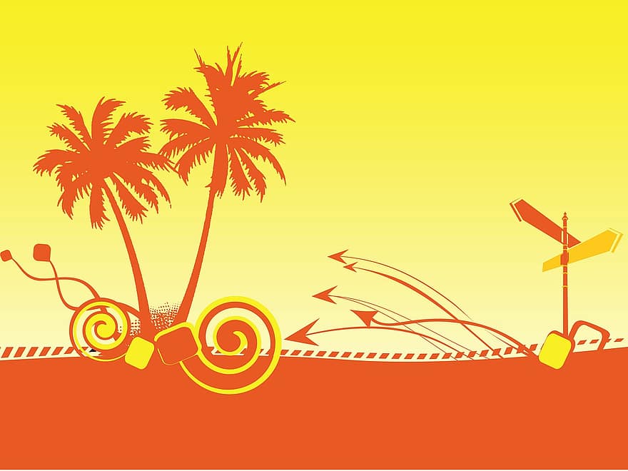 platja, oceà, illa, posta de sol, vacances, festa, relaxació, paisatge marí, estiu, viatjar