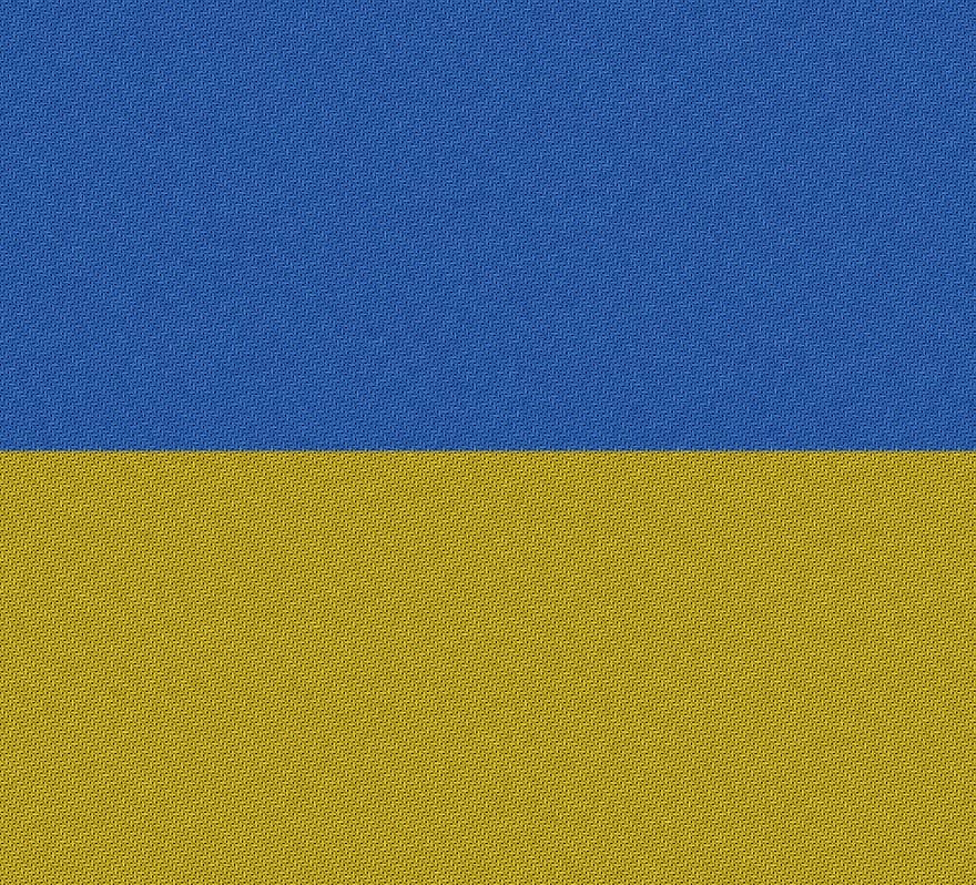 Ucraïna, nació, país, internacional, símbol, patró, fons, decoració, teló de fons, en blanc, blau