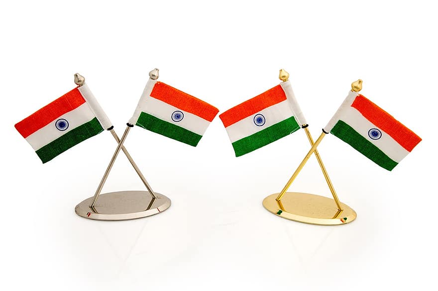 Indian Flag, Desk Accessory, Figurine, Decoration