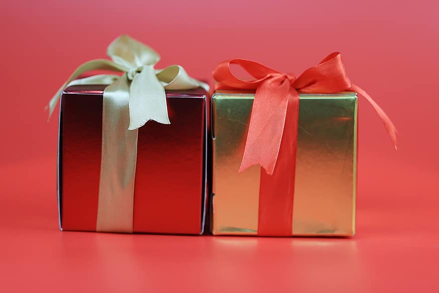geschenkdoos, gift, doos, lint, pakket, festival, plein, versieren, verrassing, geschenkdozen, papier
