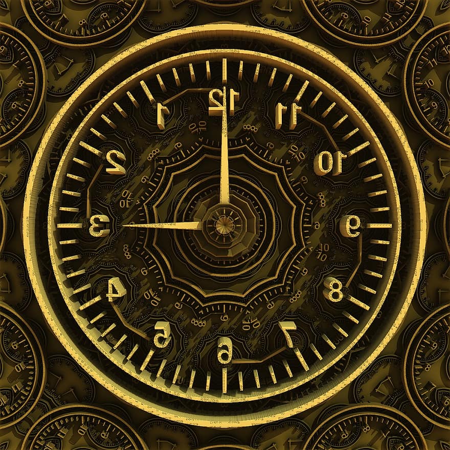 czas, zegar, starożytny, Brązowy czas