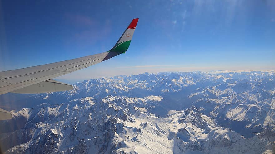 Mountains, Tajikistan, Hicentralasia, Asia, Sky