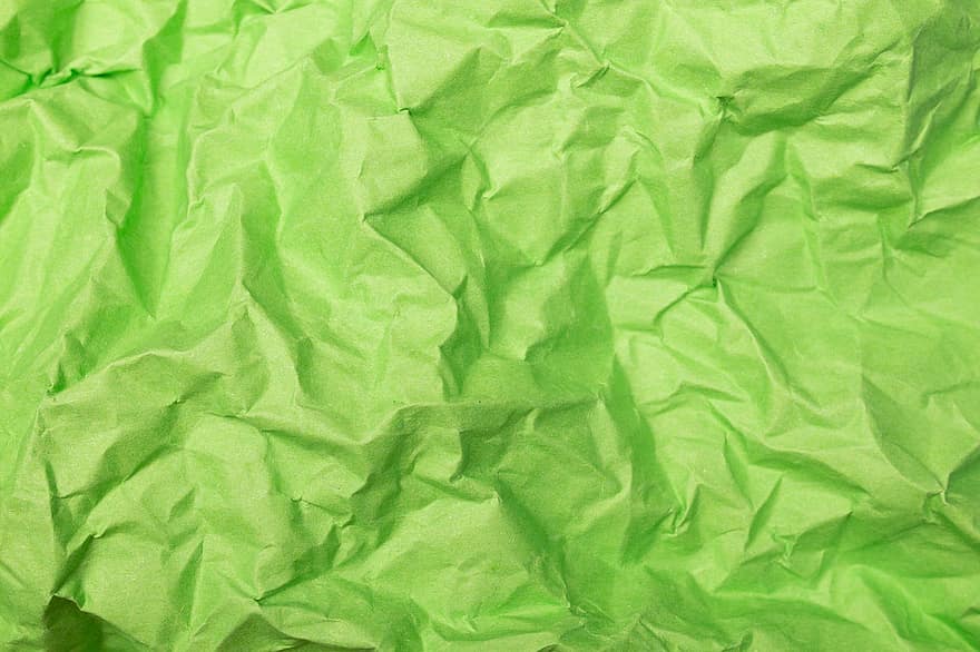 мятой бумаги, Зеленая бумага, цифровой скрапбукинг, цифровая бумага, обои на стену, фон, цветная бумага