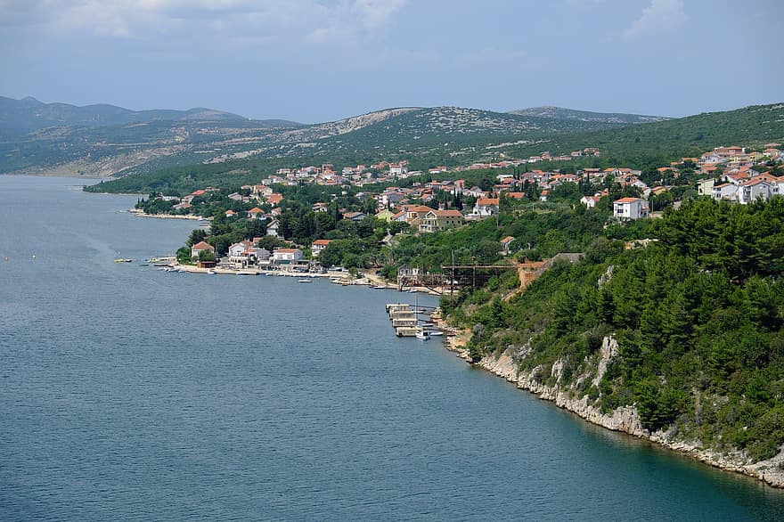 Адриатическо море, Хърватия, Далмация, Европа, природа