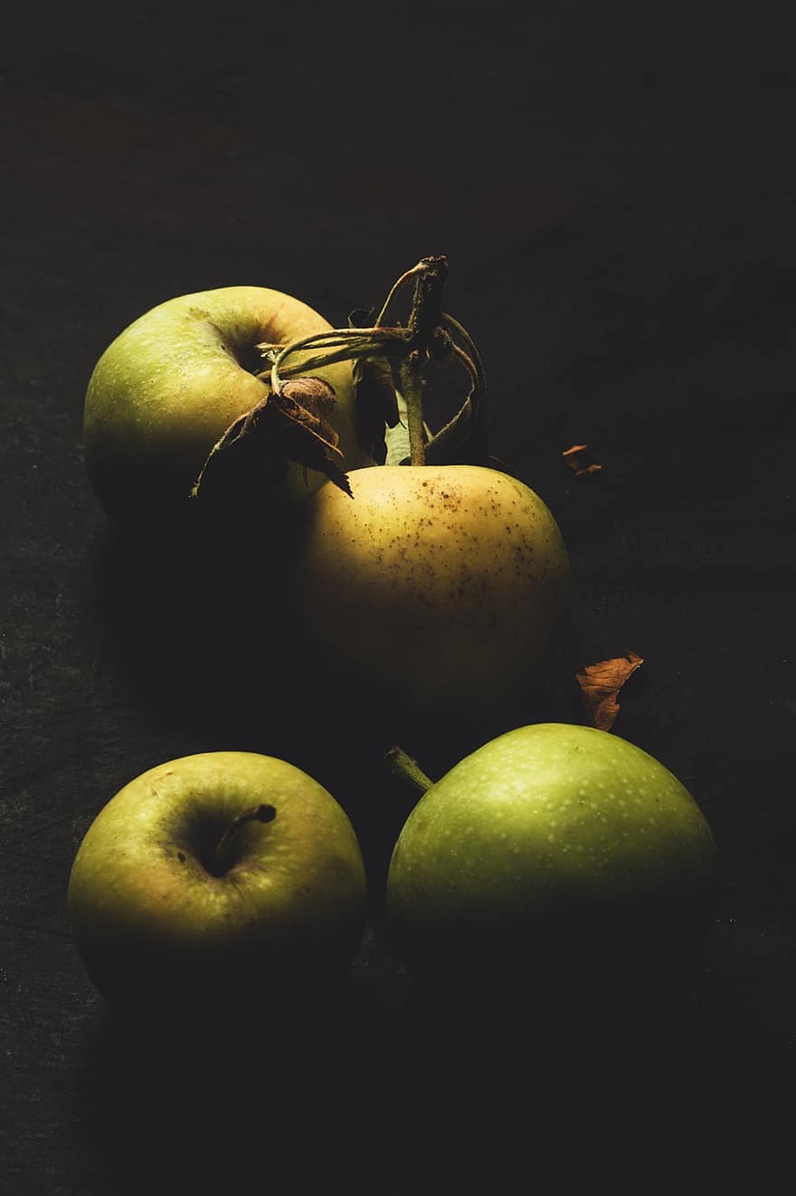 fruta, maçã, orgânico, saudável, nutrição, colheita