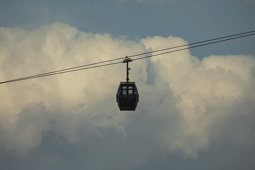 Gondola Lift, Cable Car, Iran, Tabriz, East Azerbaijan Province, Asia