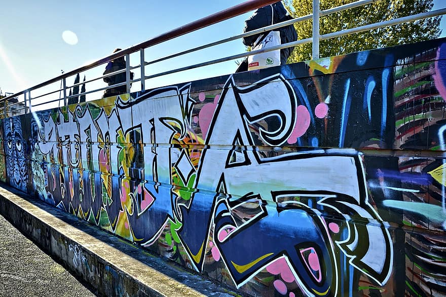 Miasto, graffiti, sztuka, projekt