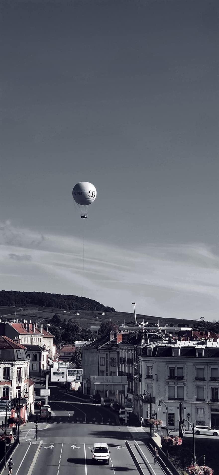 Epernay, varmluftballon, Frankrig