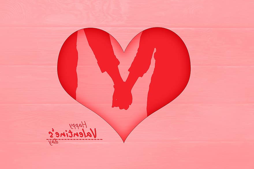 Valentinstag, Valentinstag Wünsche, fröhlichen Valentinstag, Wunsch, romantisch, Herz, Liebe, rot, rotes Herz, Romantik, Karte