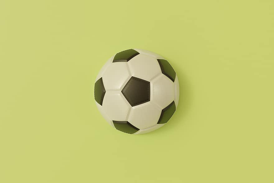futebol, bola, liquidificador, 3d, renderizar