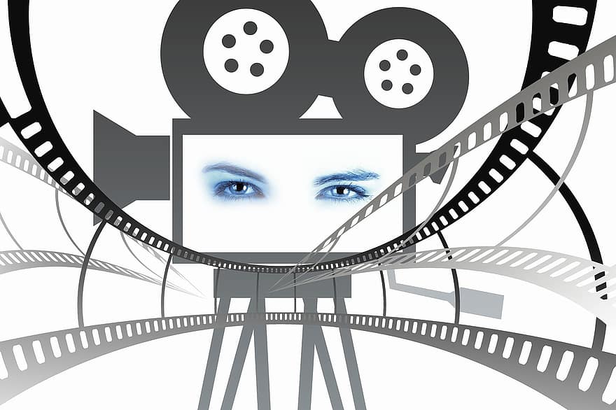 Film, Projector, Festival, Eyes, Cinema Strip, Movie, Video, Cinema, Stripes, Slide Film, Filmstrip