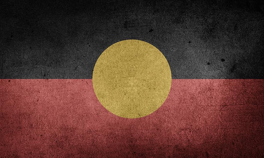 Australia, kotoperäinen, Oseania, kansallislippu, lippu
