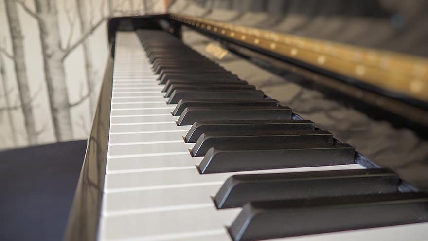 instrument, piano, muziek-, sleutels