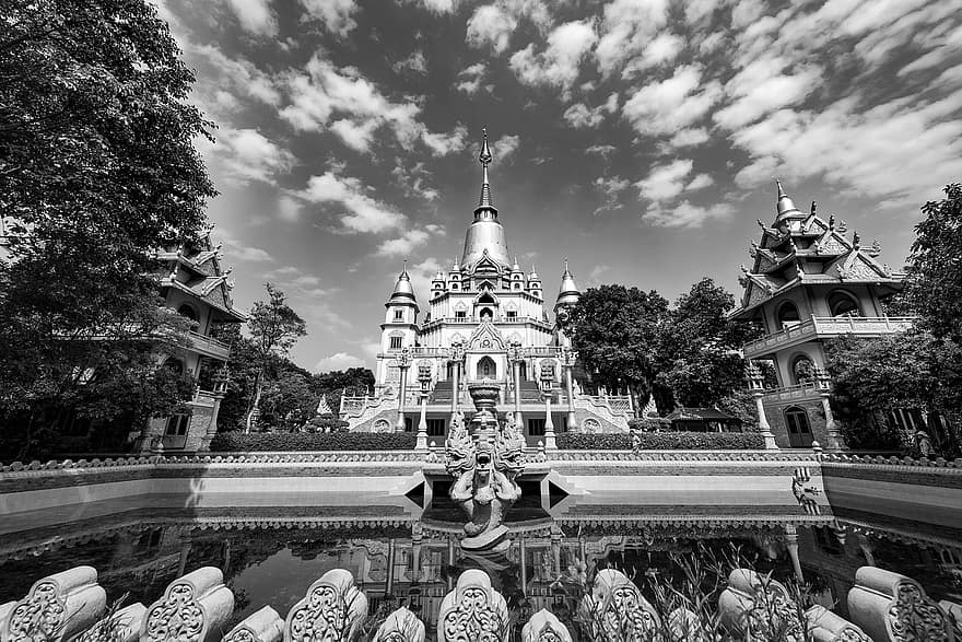 Pagode, Tempel, Vietnam