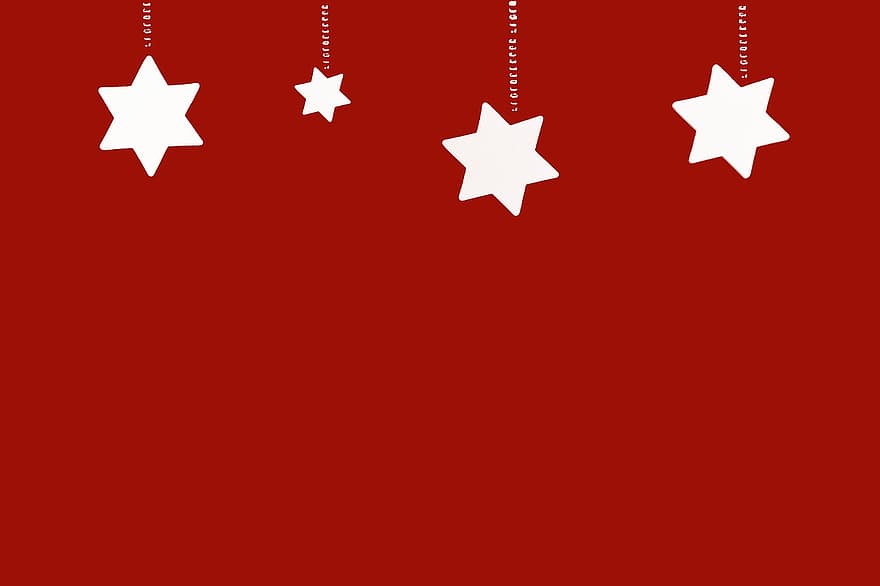Natal, Estrela, fundo, vermelho, texto dom, espaço negativo, copie o espaço, advento, cartão
