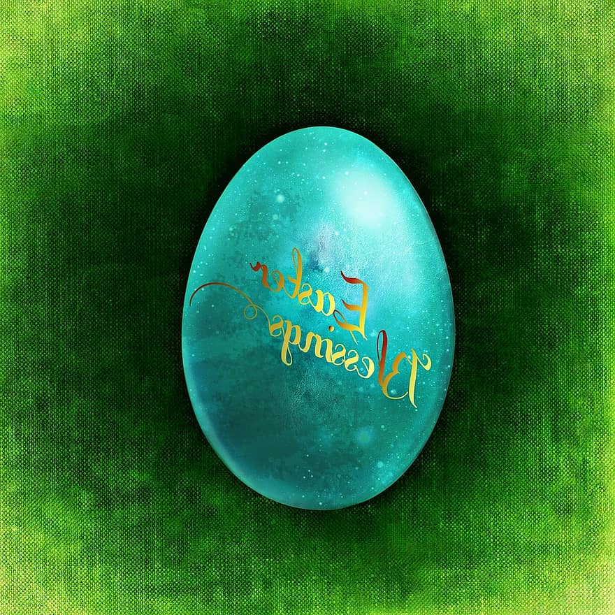 Пасха, поздравительная открытка, С Пасхой, яйцо, красочный