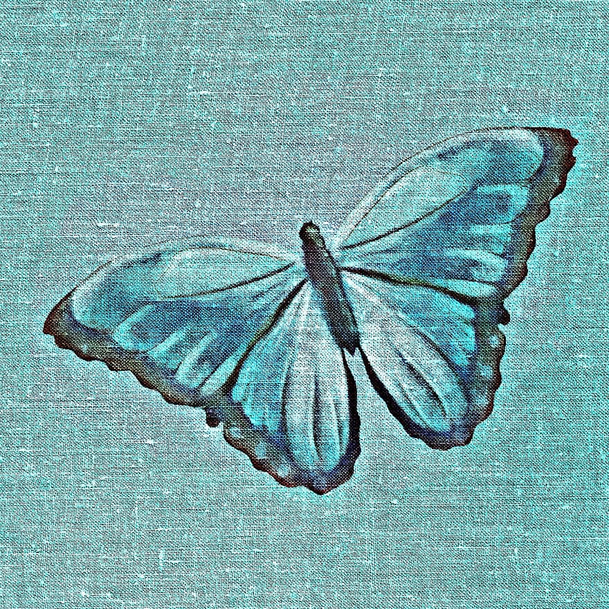 vlinder, zakdoek, kleding stof, textiel, vleugel, insect