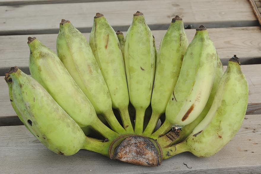фрукти, банан, тропічний, органічні